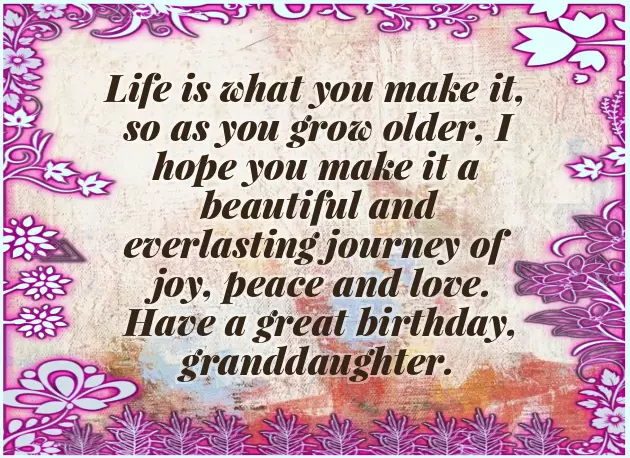 Happy Birthday Granddaughter Quotes Happy Birthday Granddaughter Quotes