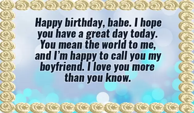 Happy Birthday Wish For Boyfriend Happy Birthday Wish For Boyfriend