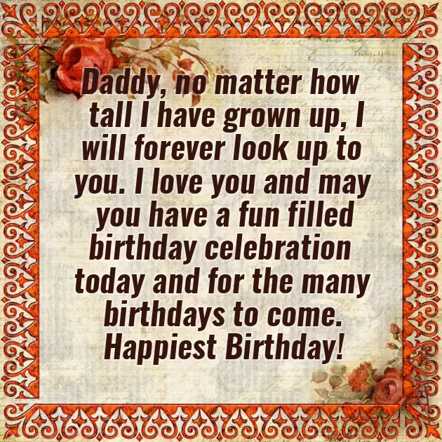 Happy Birthday Dad Best Wishes