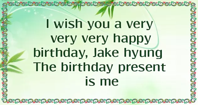 Happy Birthday To Jake