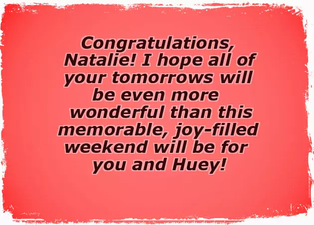 Wedding Wishes Letter Wedding Wishes Letter