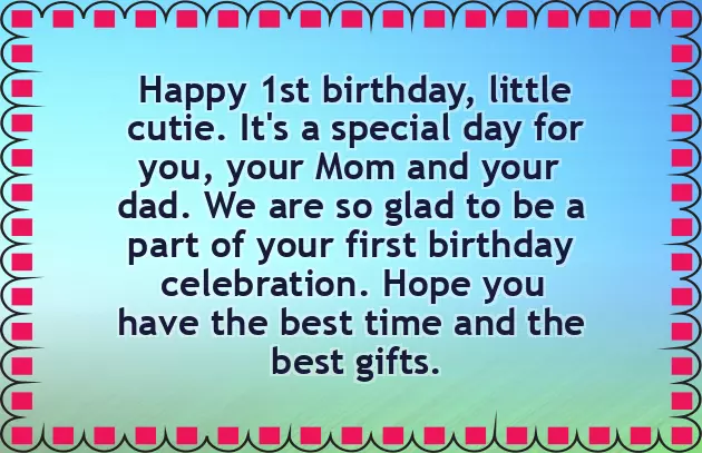 Birthday Wishes For My Niece On Her 1St Birthday Birthday Wishes For My Niece On Her 1St Birthday