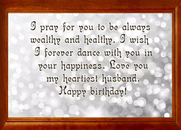 Happy Birthday To Hubby Status