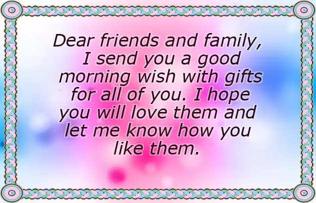 Good Morning Message For My Female Friend