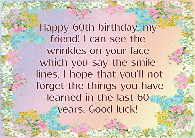60Th Bday Quotes 60Th Bday Quotes