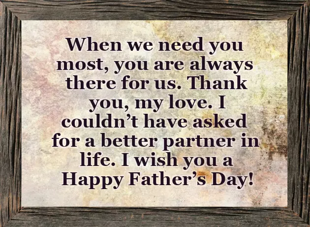 Fathers Day Wishes For My Husband