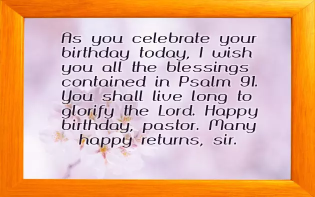 Happy Birthday To My Pastor Happy Birthday To My Pastor