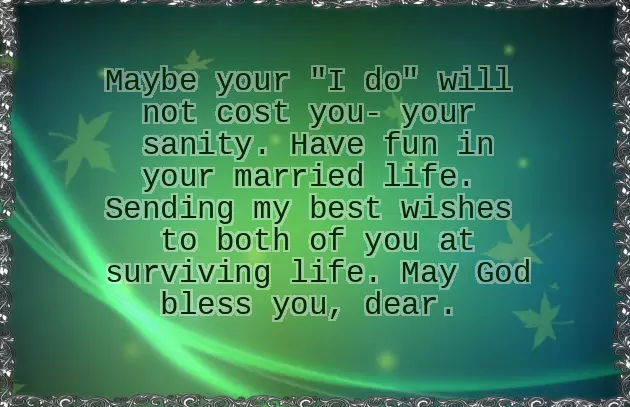 Advance Marriage Wish Advance Marriage Wish