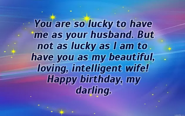 Birthday Wishes For My Wife To Be