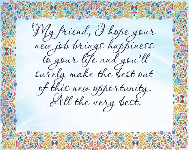 Wishes For New Job Wishes For New Job