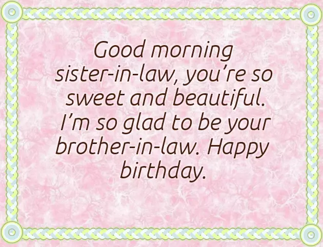 Good Morning Message To Sister In Law Good Morning Message To Sister In Law