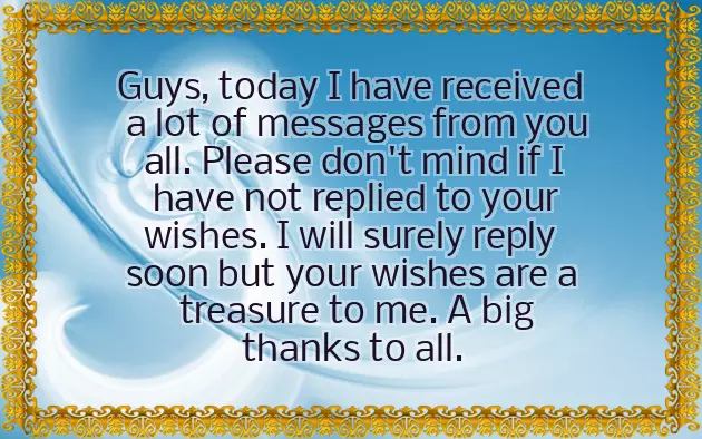 A Message Of Thanks For Birthday Wishes A Message Of Thanks For Birthday Wishes