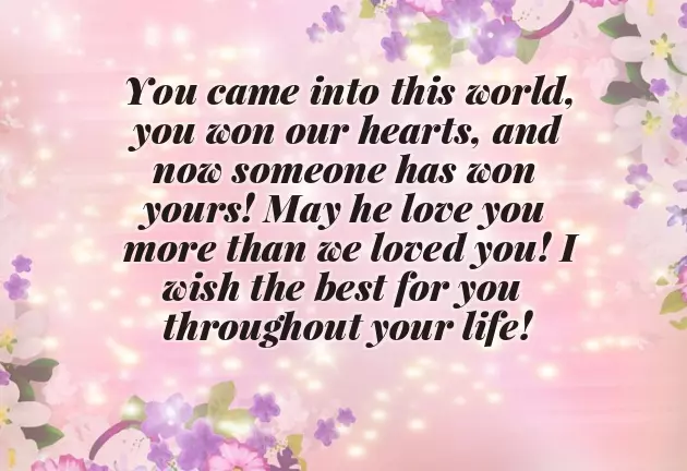 Wishing You A Blissful Marriage