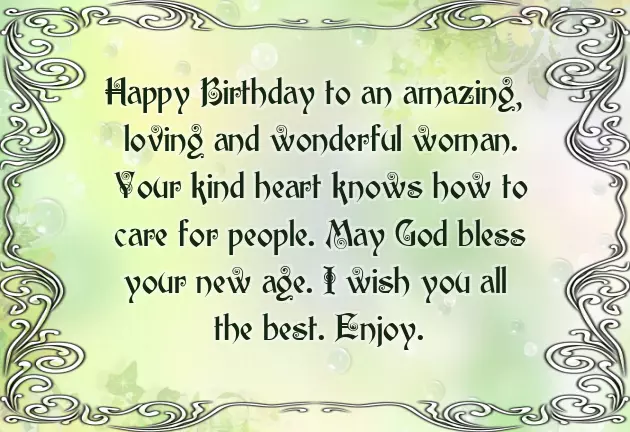 Happy Birthday To Woman Friend