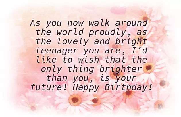 Happy Birthday Wishes To A Teenager Happy Birthday Wishes To A Teenager