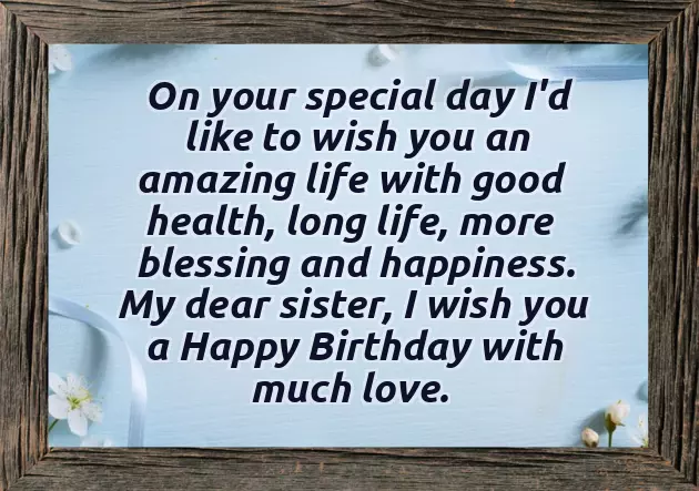 Birthday Wishes For Brother To Sister