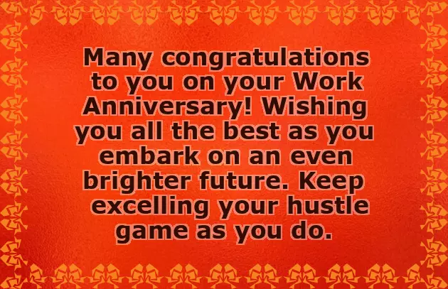 Office Anniversary Message