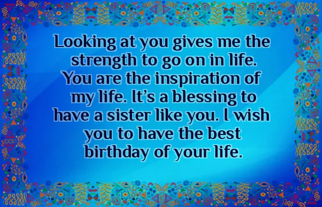 To Wish Happy Birthday To Sister