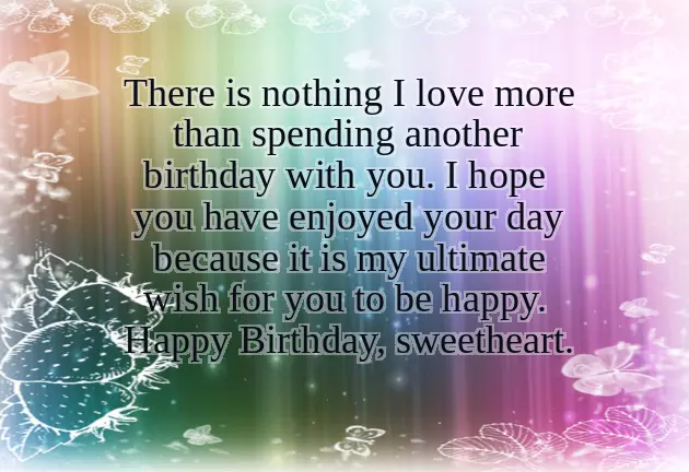 Happy Birthday My Love Wishes