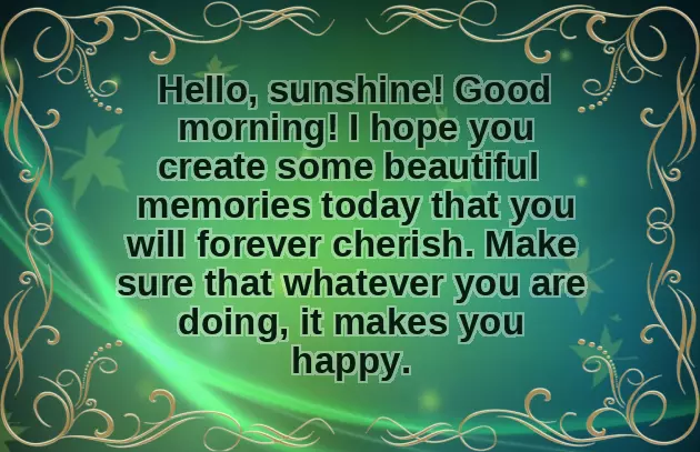 Morning Wishes For Girl