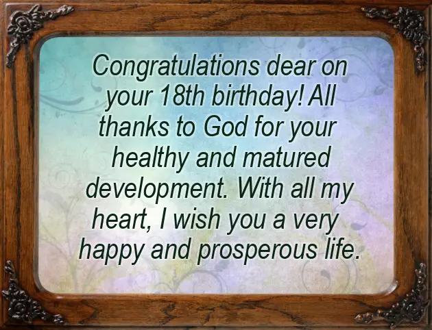 Happy Birthday 18 Daughter