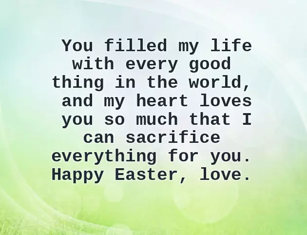 Special Easter Greetings