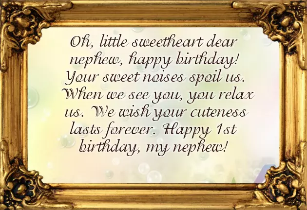 Quotes For Nephew 1St Birthday Quotes For Nephew 1St Birthday