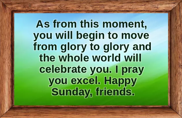 Sunday Message For Friends