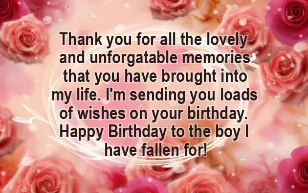 Happy Bday Wishes For Boyfriend