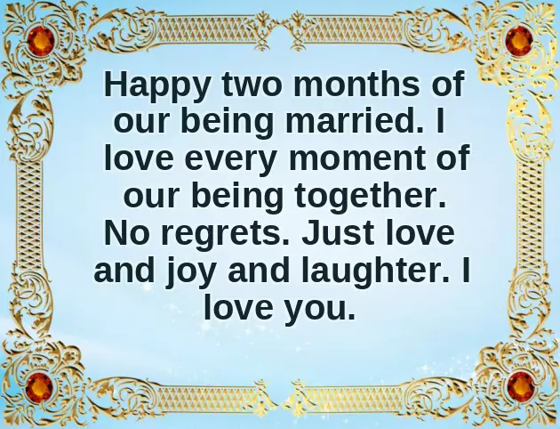 Happy 2 Month Anniversary Wishes