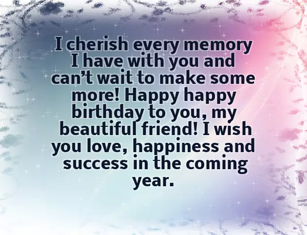 Happy To A Female Friend Happy To A Female Friend