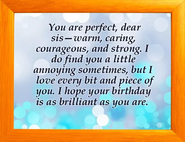 Sister Love Birthday Wishes