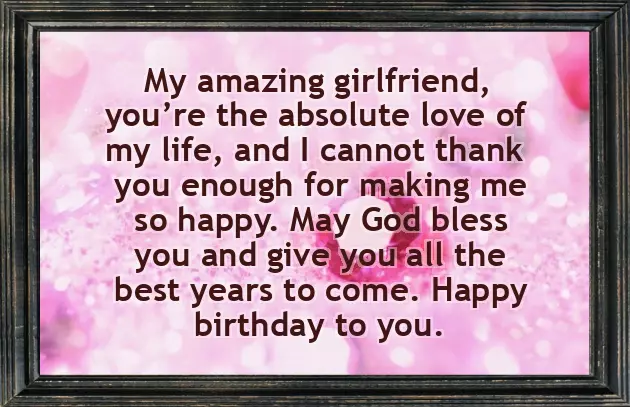 Happy Birthday Love Girlfriend