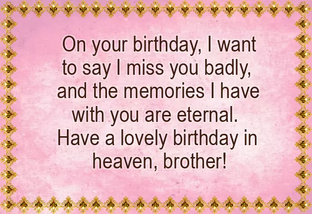 Big Brother Birthday Thought
