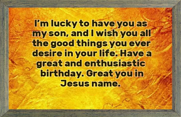 Spiritual Birthday Wishes For Son