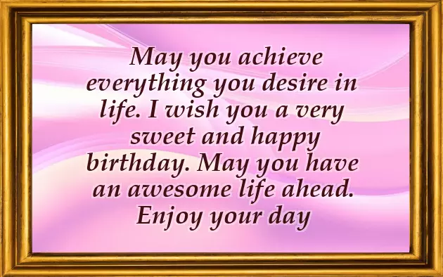 Happy Birthday Wish You All The Best