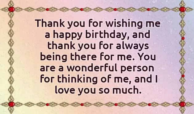 Thank For Birthday Wishes Thank For Birthday Wishes