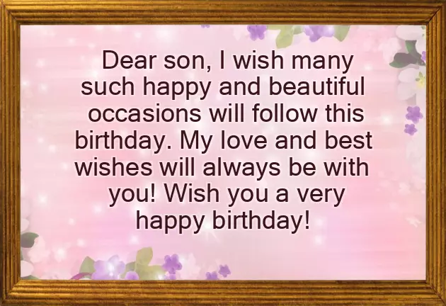Happy Birthday Text For Son Happy Birthday Text For Son