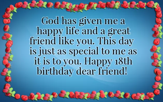 Happy Birthday 18 Years