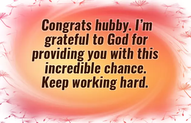 Congratulations Husband Promotion Congratulations Husband Promotion