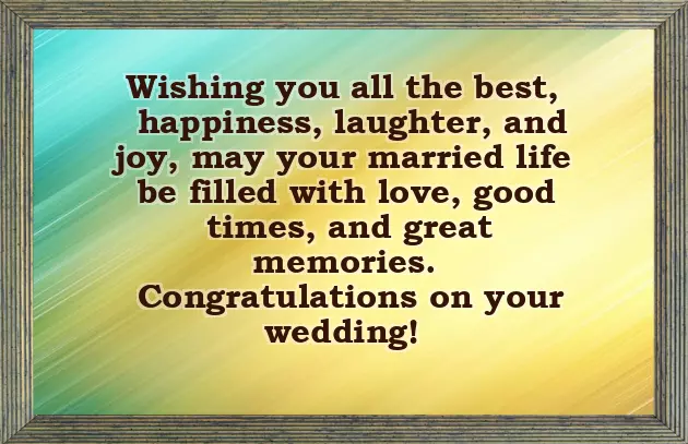 Wedding Wishes For Son