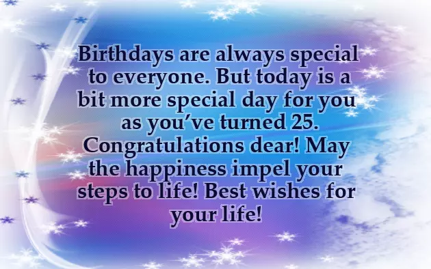 25Th Birthday Wishes For Girlfriend 25Th Birthday Wishes For Girlfriend