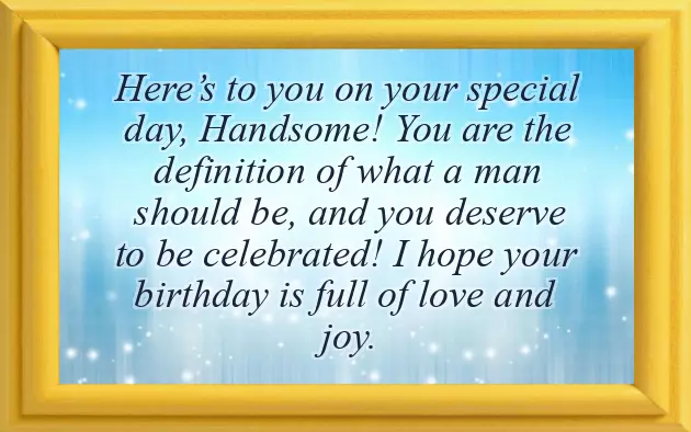 Cute Birthday Quotes For Him