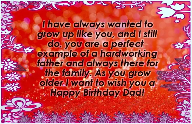 Happy Birthday Greeting For Father
