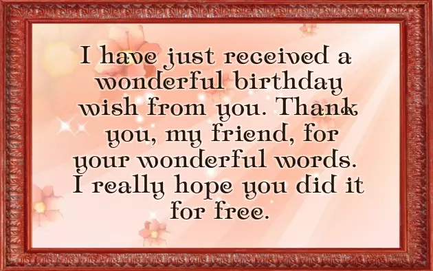 Thank You Message On Birthday Wishes Thank You Message On Birthday Wishes