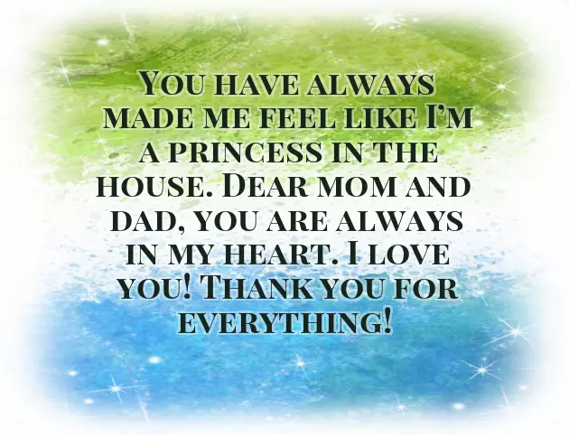 Special Message For Parents