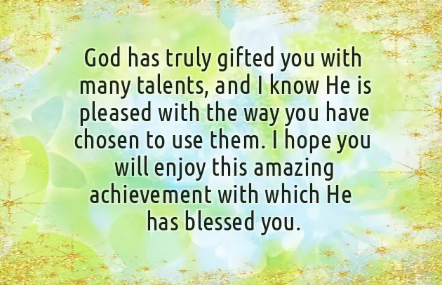 Congratulations To My Sister On Her Success