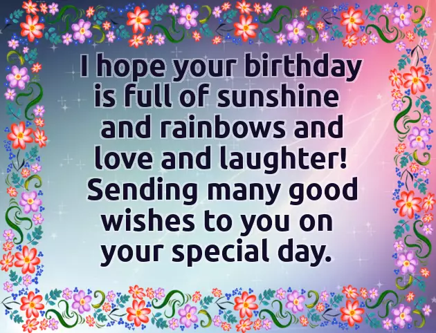 Sweet Birthday Message Sweet Birthday Message