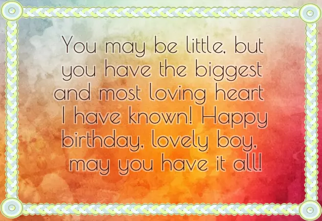 Small Boy Happy Birthday Wishes Small Boy Happy Birthday Wishes