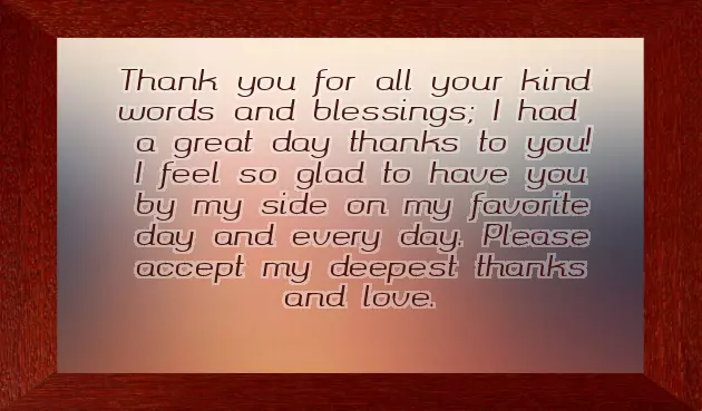 Many Thanks For Birthday Wishes Many Thanks For Birthday Wishes